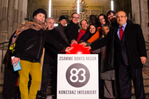 Der Startschuss zur Kampagne "83 - Konstanz integriert"